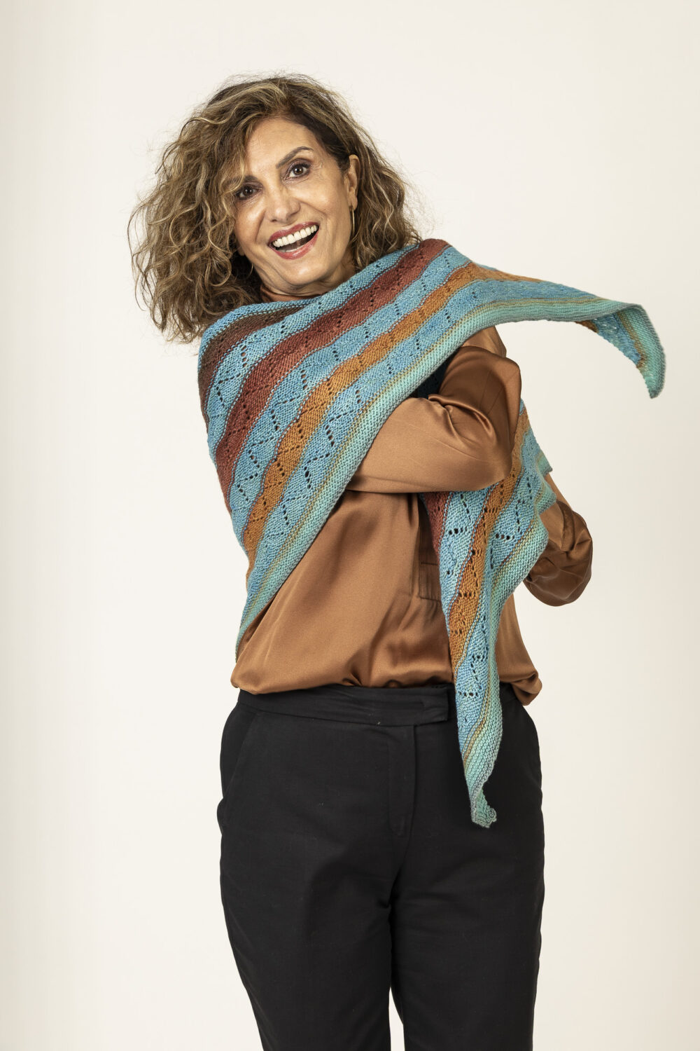 Wool Triangle Shawl - Image 4