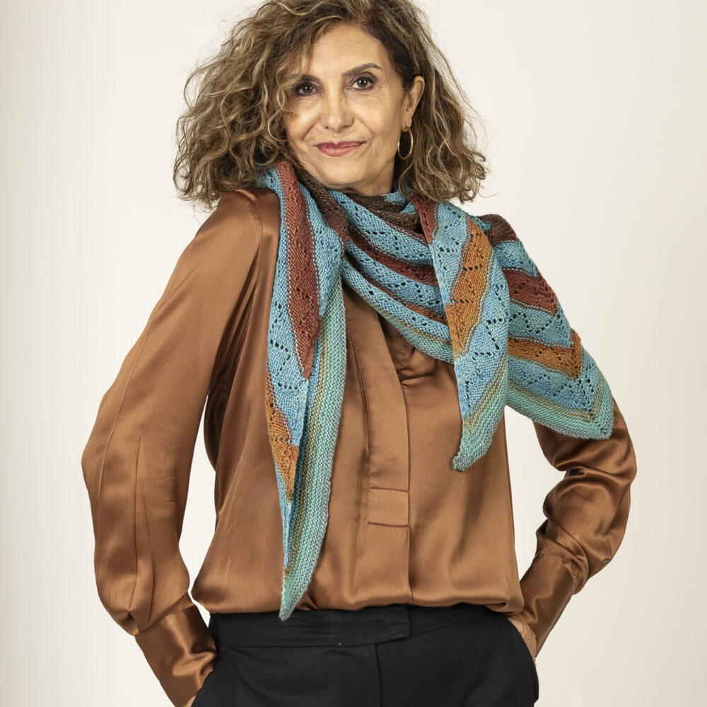 Wool Triangle Shawl